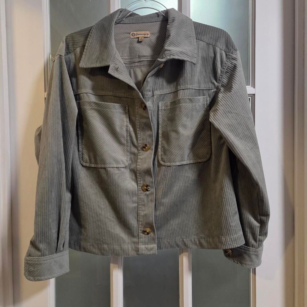 Democracy Women's Green and Khaki Shirt